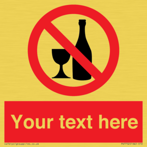 Custom prohibition no alcohol